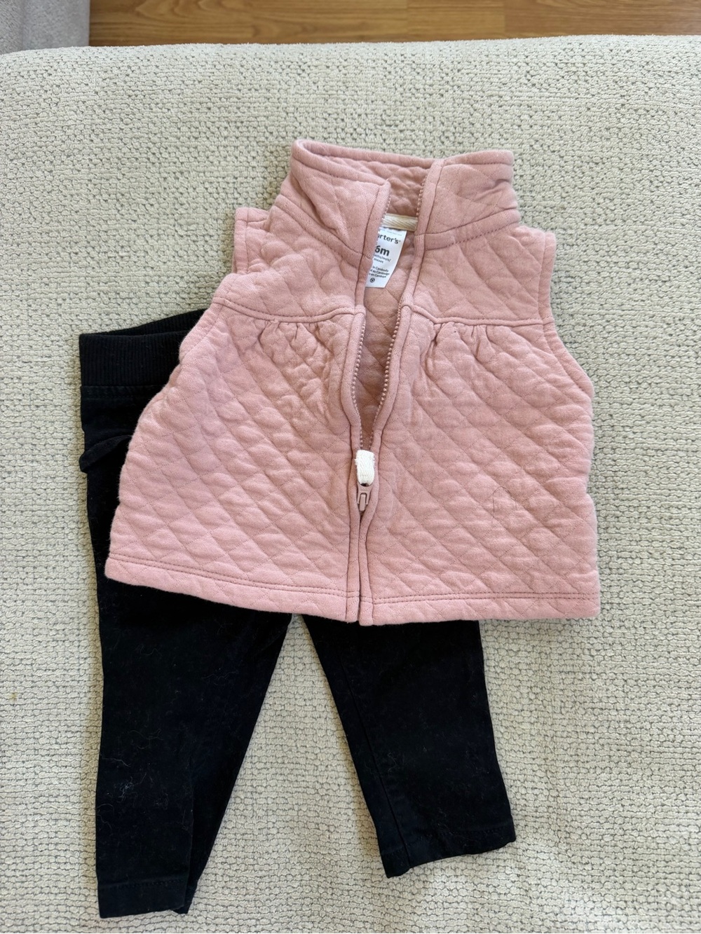Baby Quilted Pink Vest - Kids Accessories